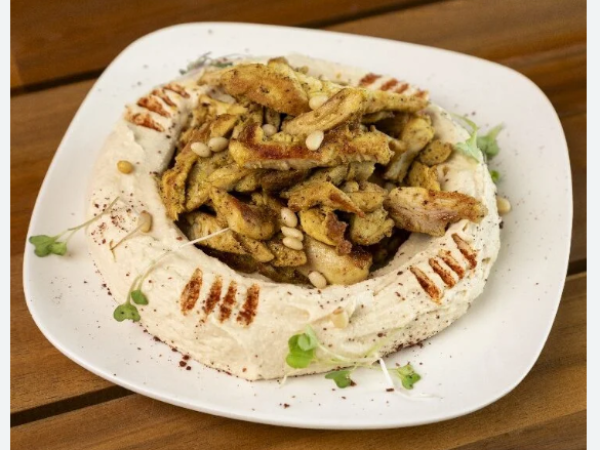 Hummus Shawarma Plate